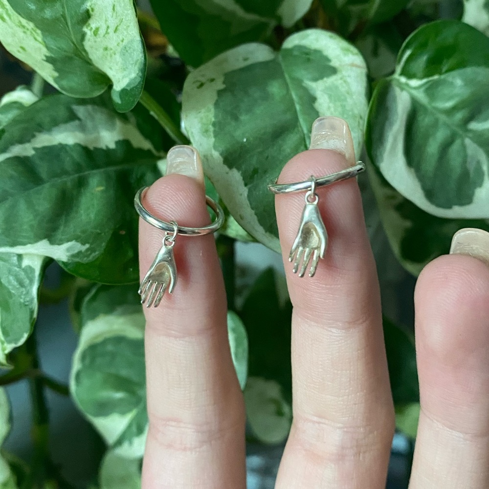 VERAMEAT Handy Hoops sterling silver